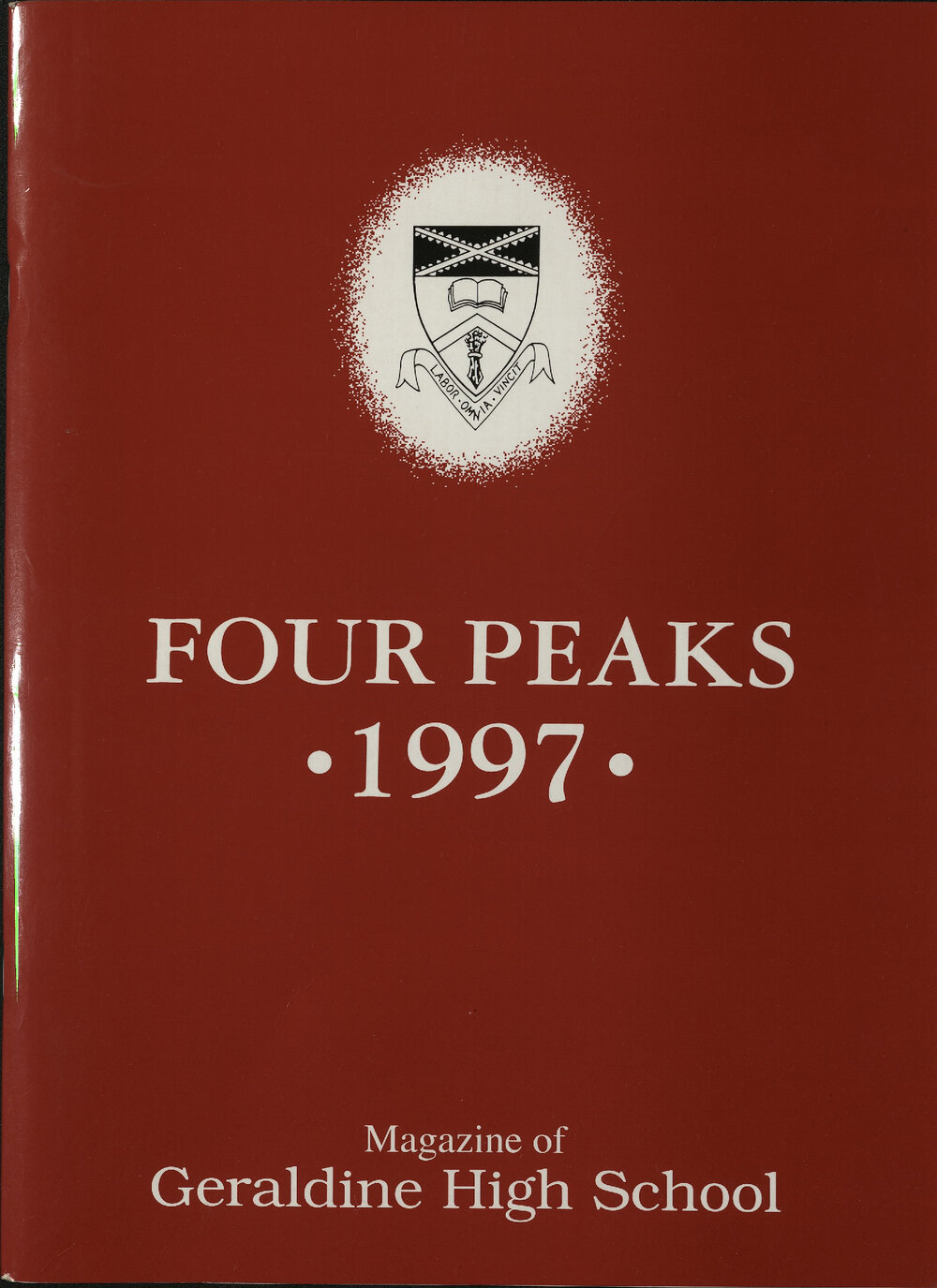 Geraldine High School magazine 1997