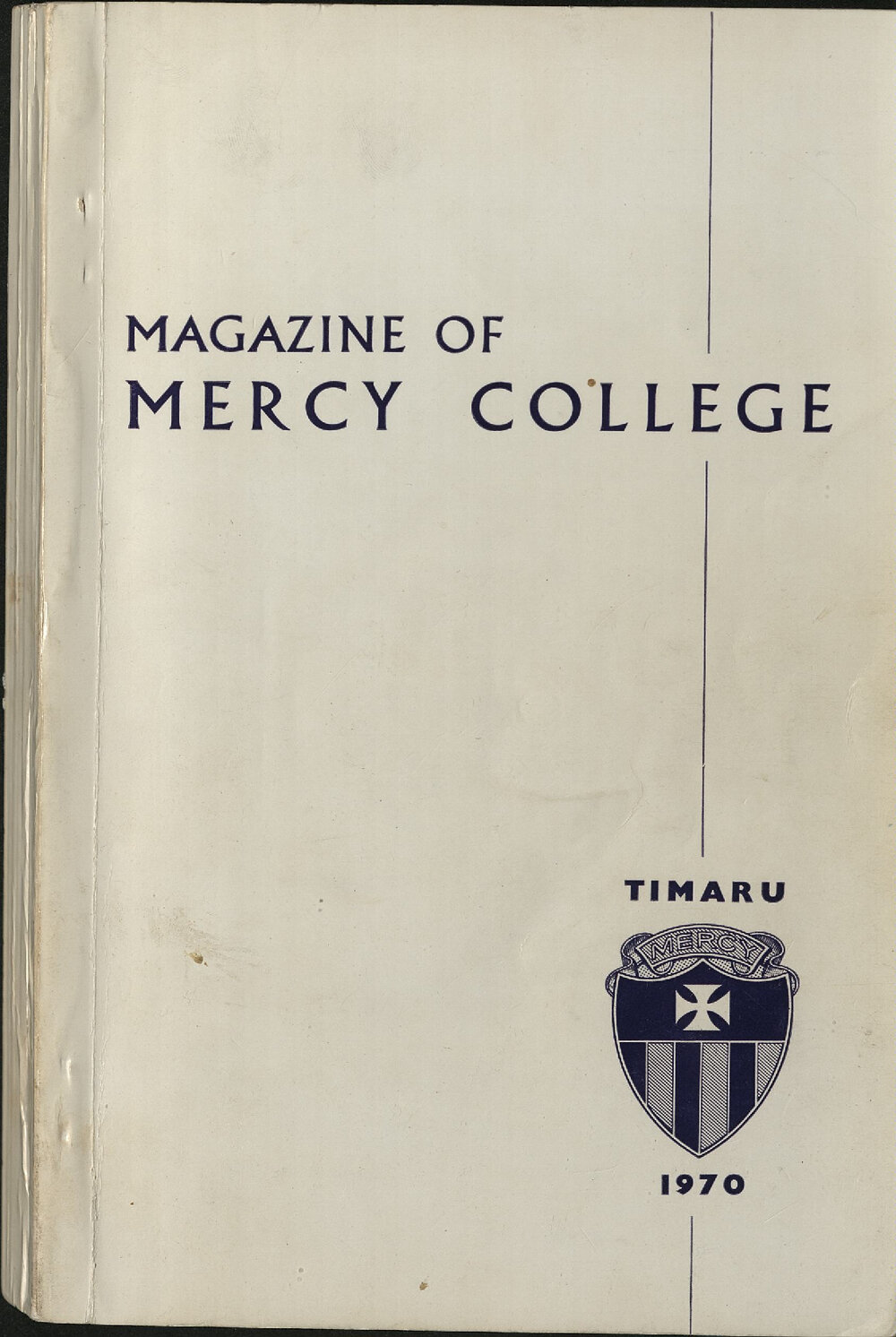 Magazine of Mercy College 1970