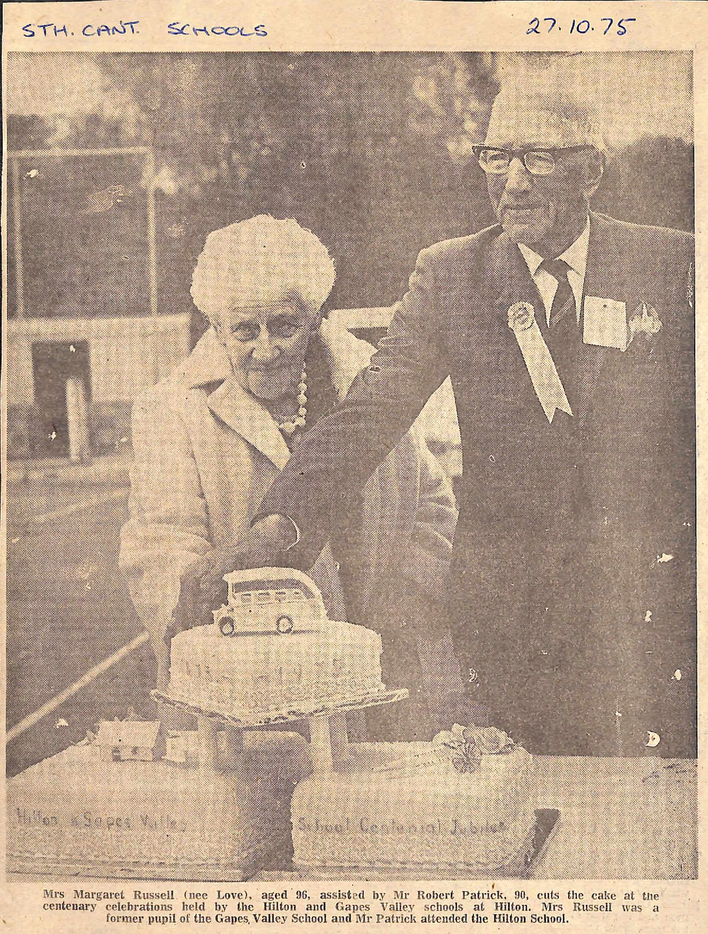 Hilton and Gapes Valley schools' celebrations