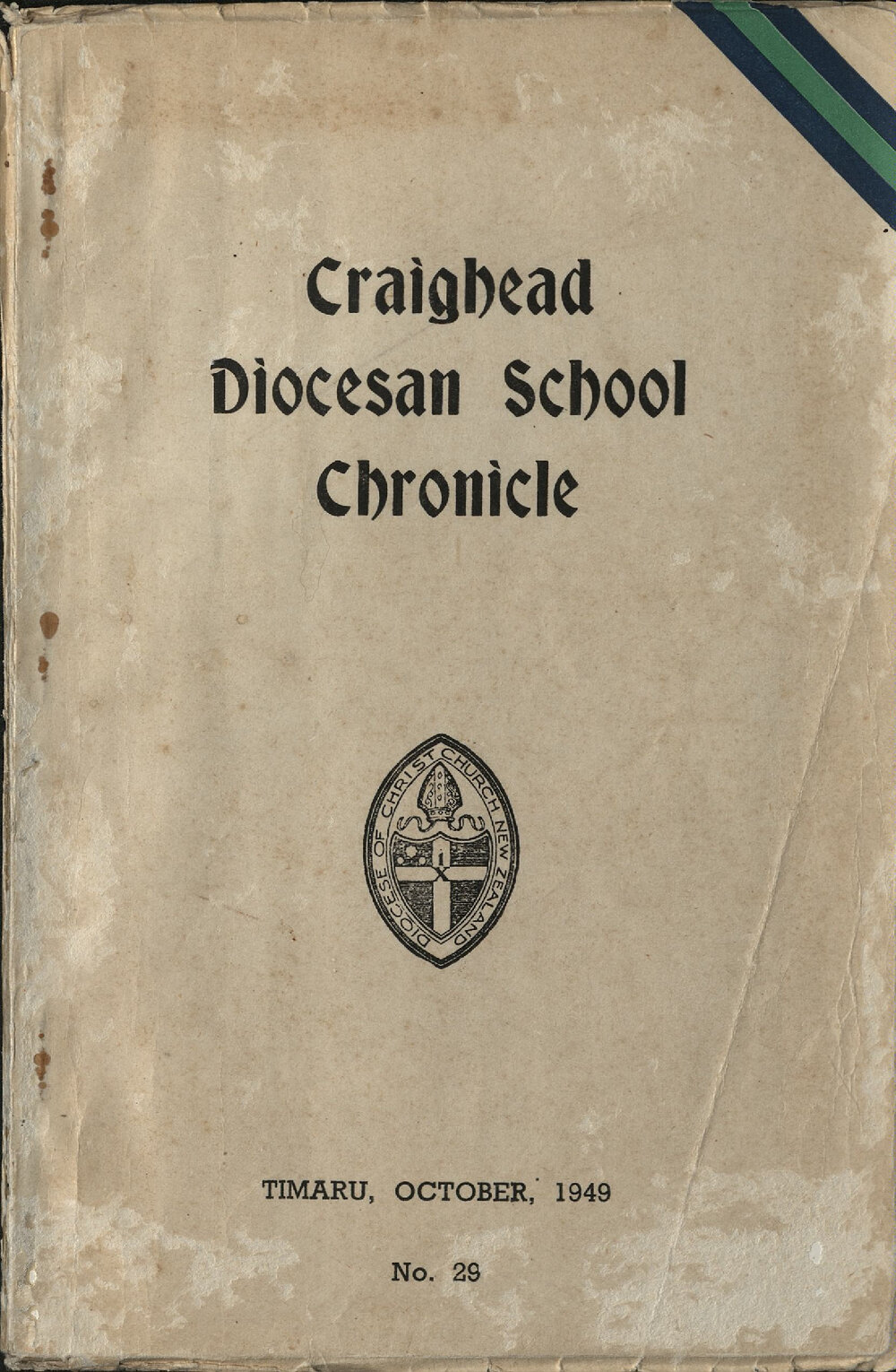 Craighead Diocesan School Chronicle no. 29 1949