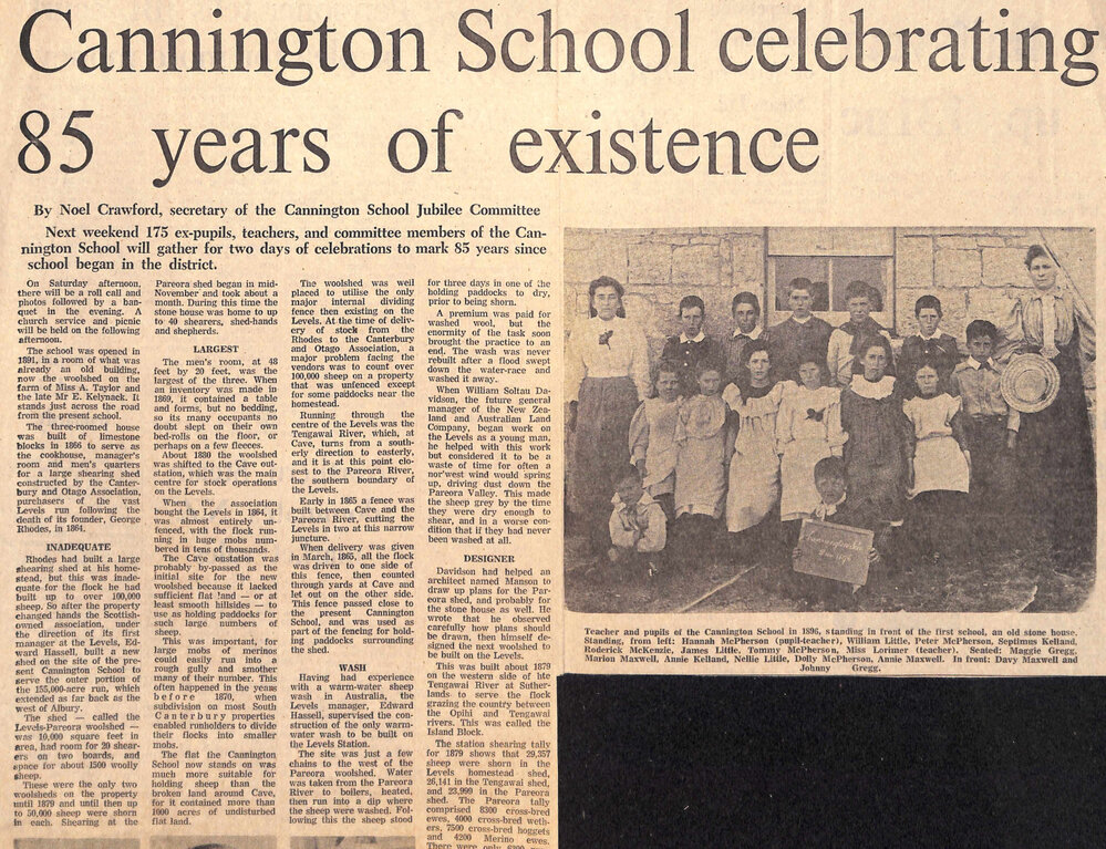 Cannington School celebrating 85 years of existence