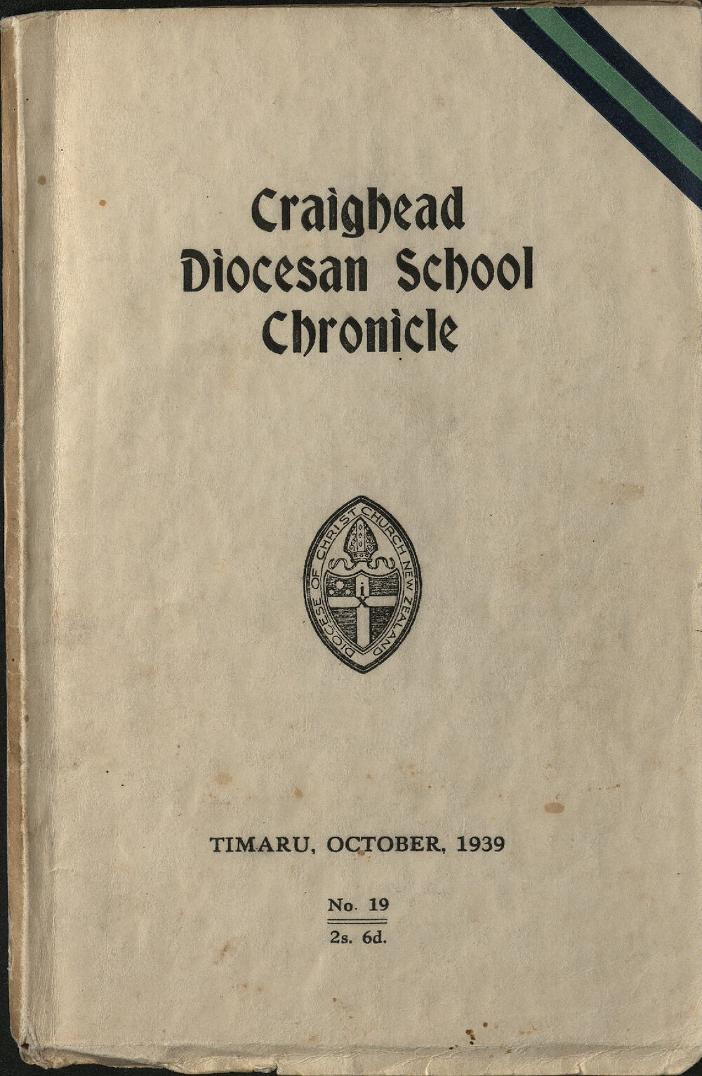 Craighead Diocesan School Chronicle no.19 1939