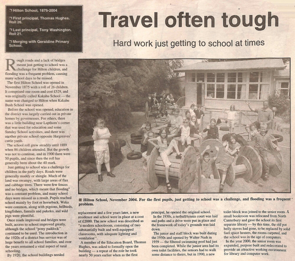 Travel often tough: Hard work just getting to school at times