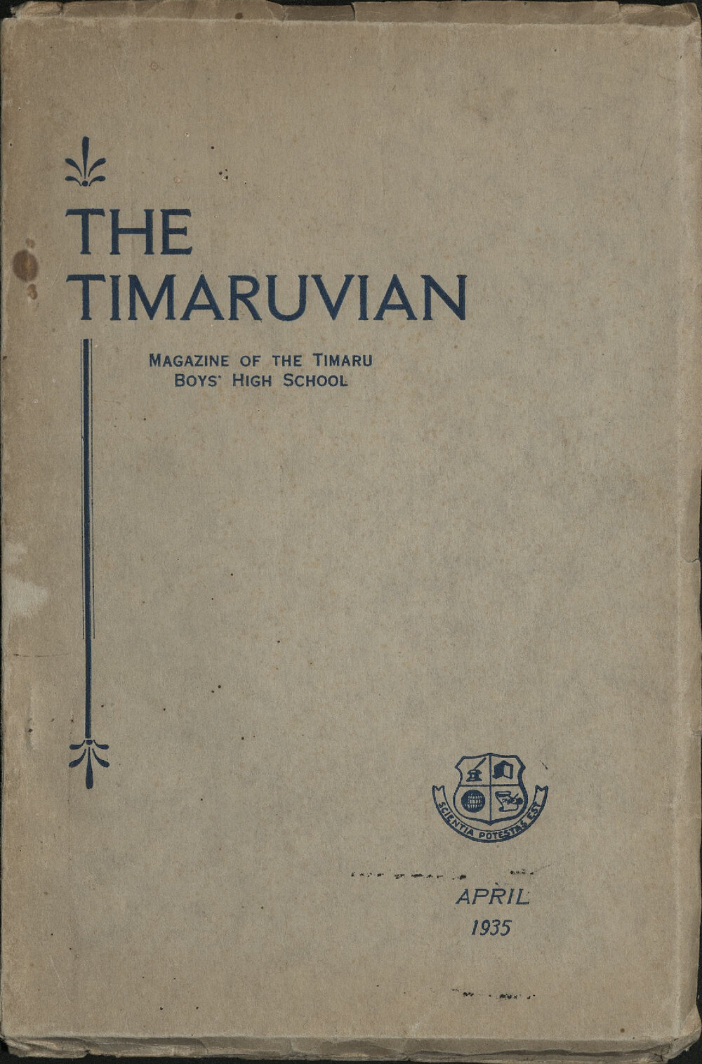 The Timaruvian 1935