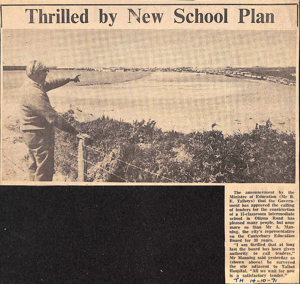 Thrilled by New School Plan