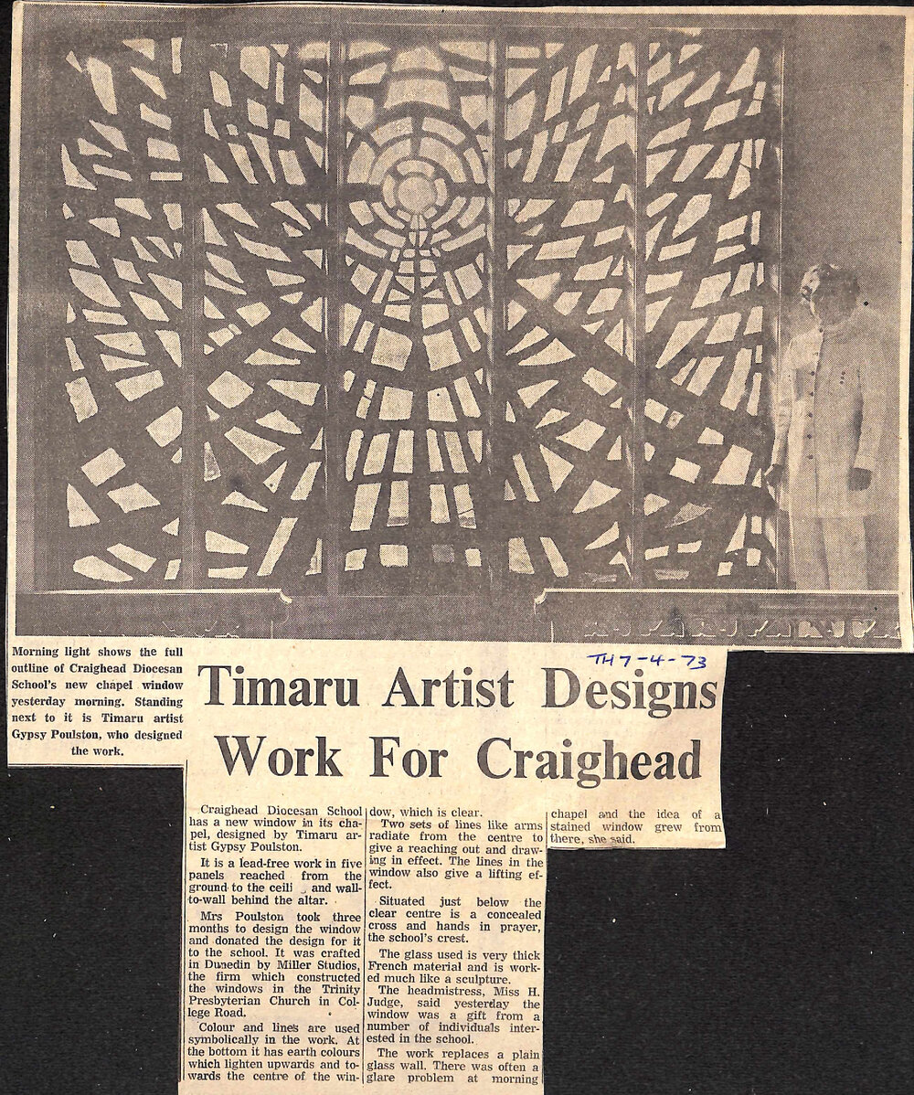 Timaru Artist Designs Work For Craighead