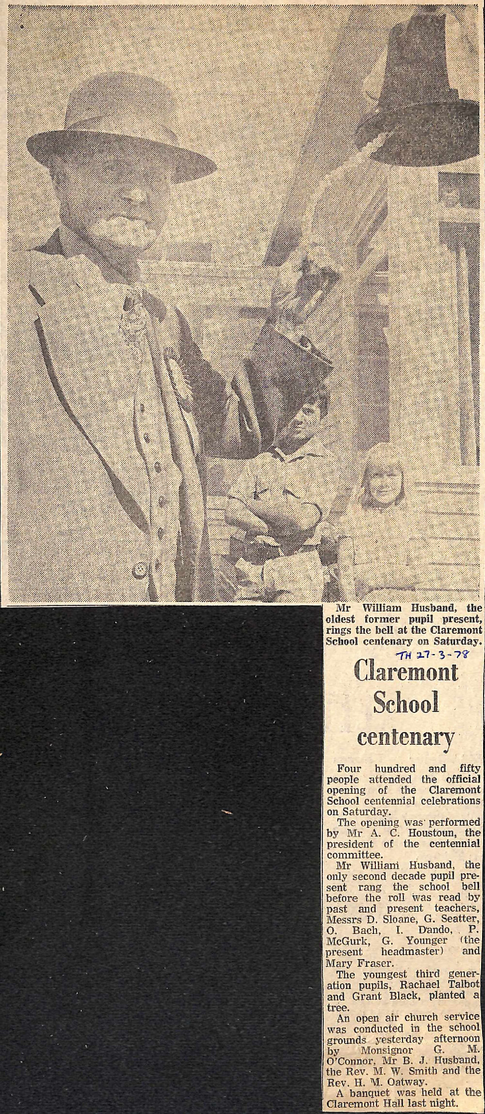 Claremont School centenary