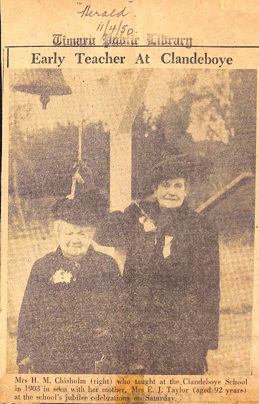 Early Teacher At Clandboye