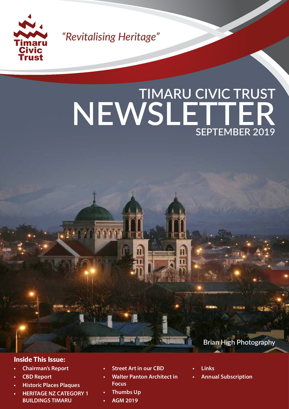 Timaru Civic Trust newsletter September 2019