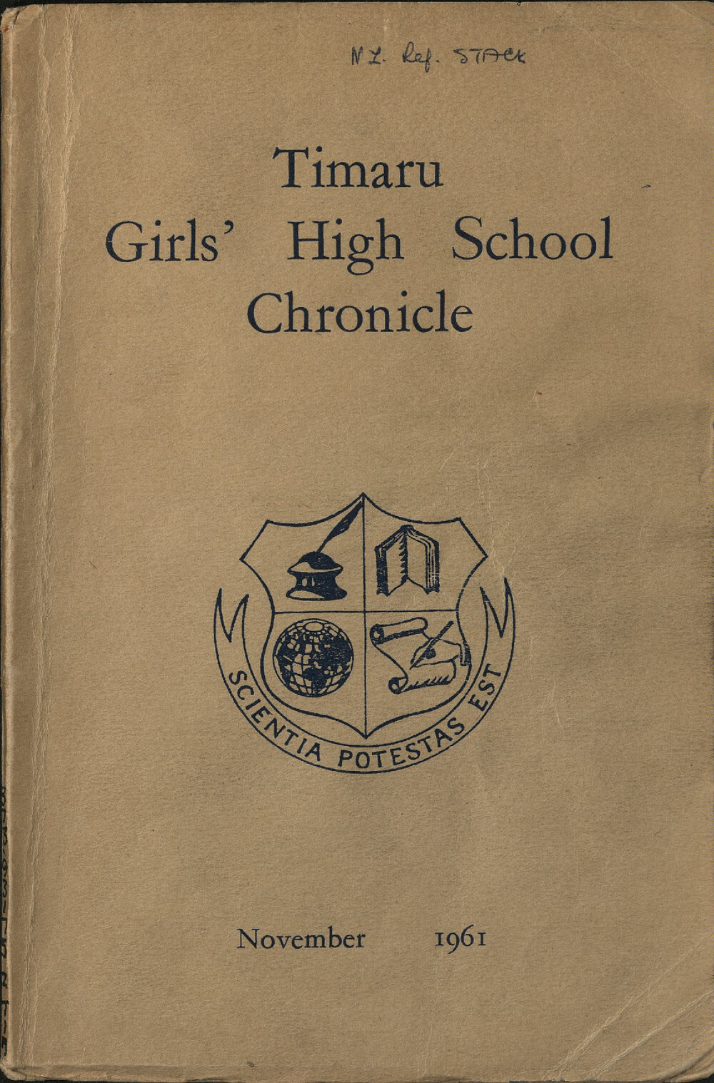 Timaru Girls' High School Chronicle 1961
