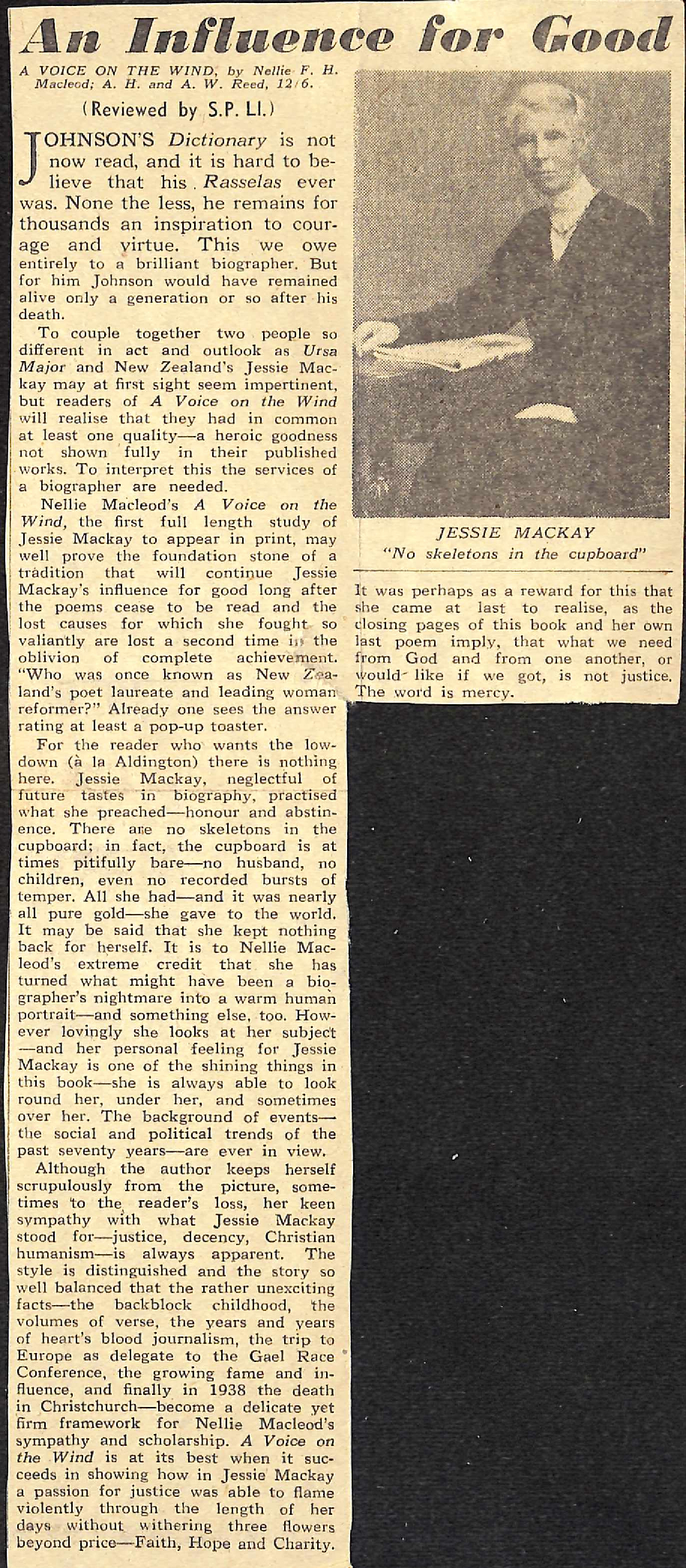 An Influence For Good