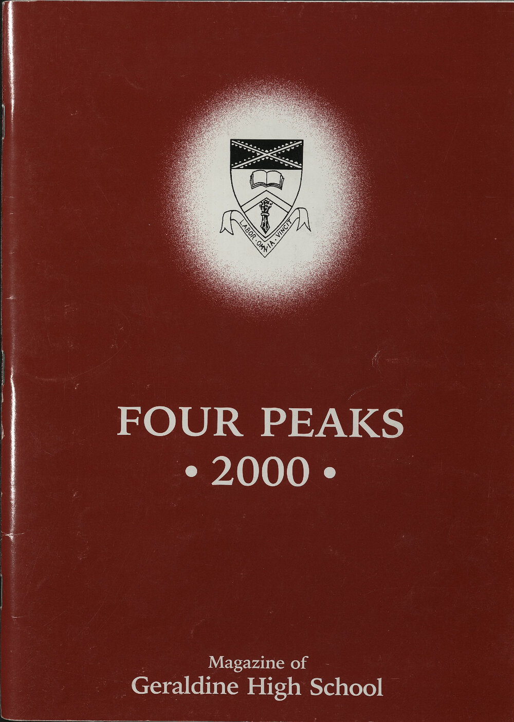 Geraldine High School magazine 2000