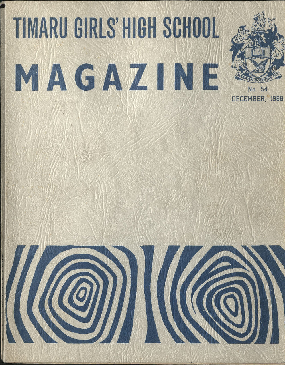 Timaru Girls' High School Chronicle 1968