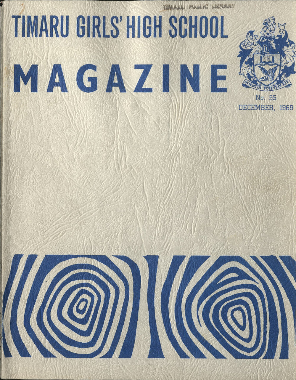 Timaru Girls' High School Chronicle 1969