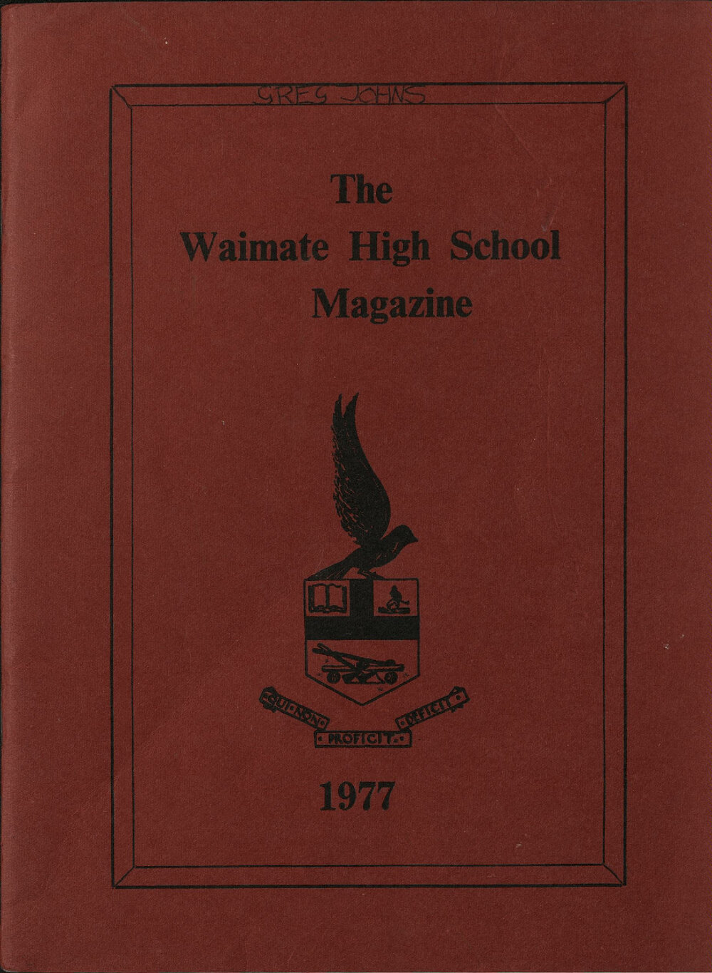 The Waimate High School magazine 1977