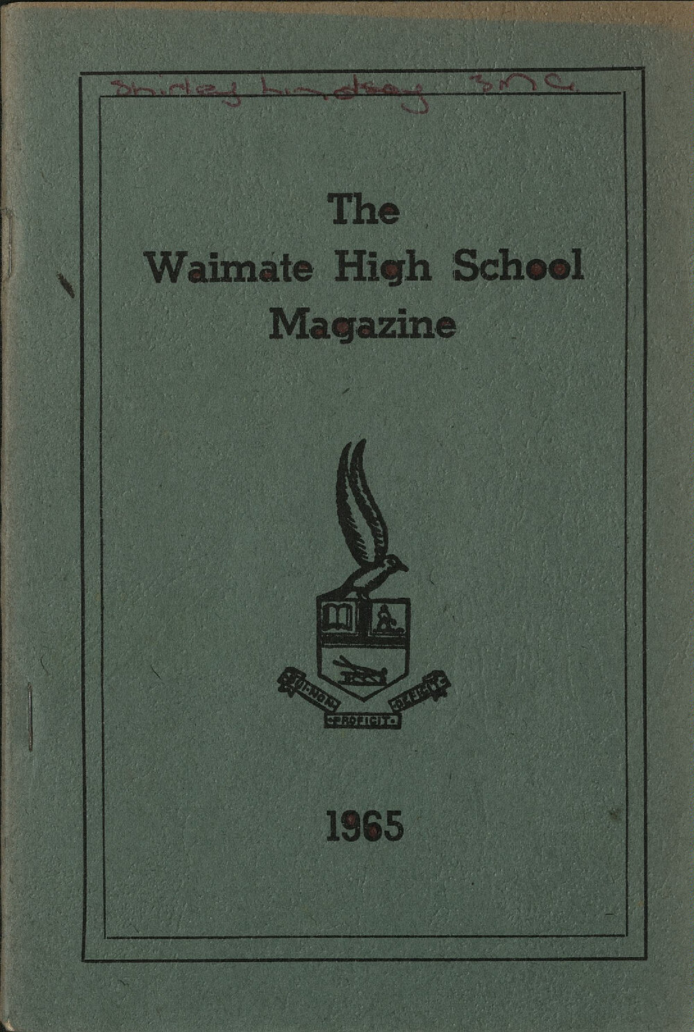 The Waimate High School magazine 1965