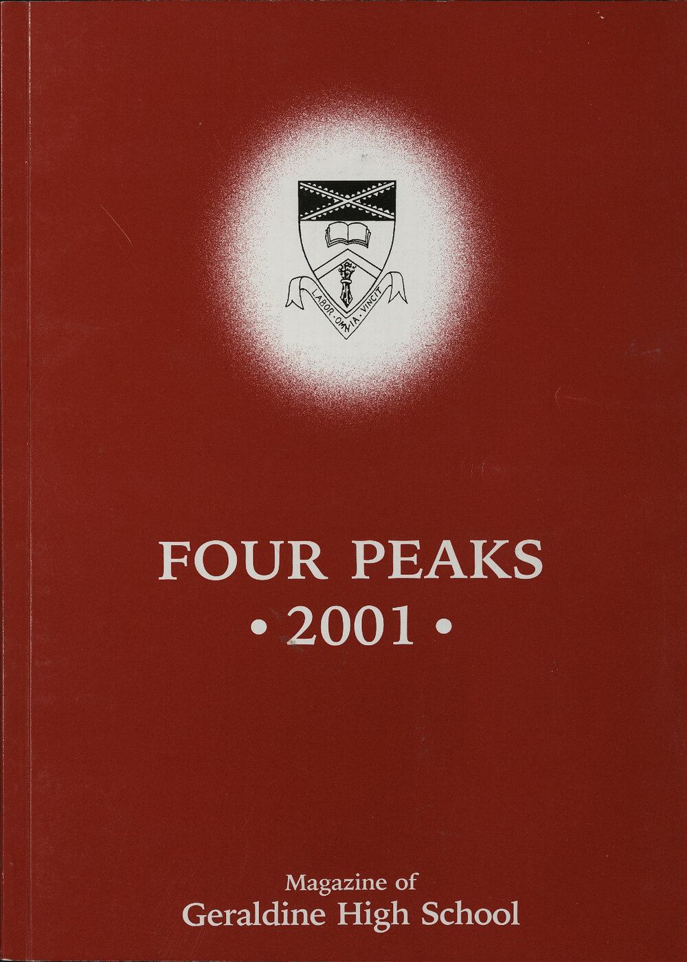 Geraldine High School magazine 2001