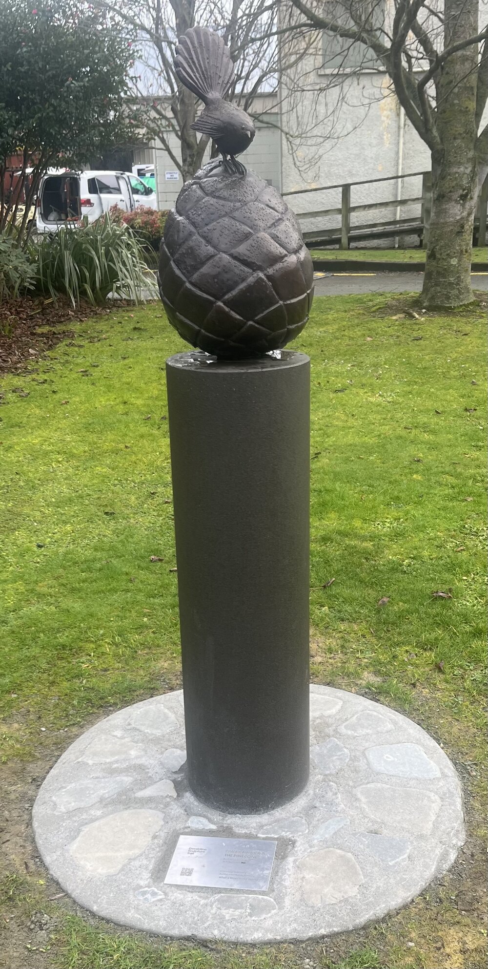 Piwakawaka sculpture