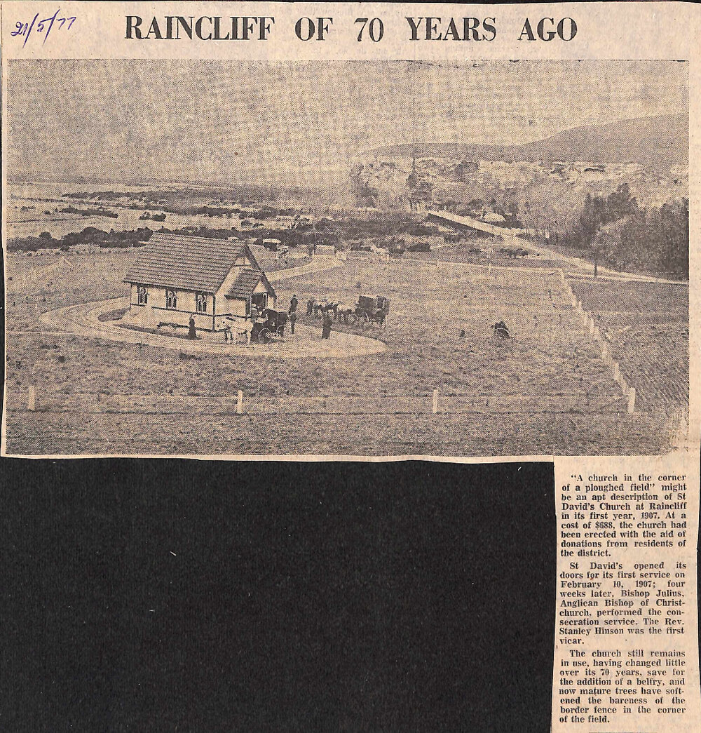 Raincliff of 70 years ago
