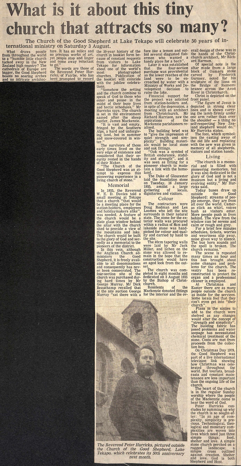 What is it about this tiny church that attracts so many?