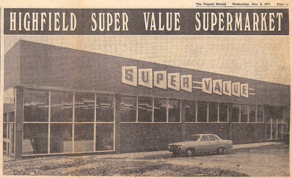 Highfield Super Value Supermarket: Decade of Planning Reaches Fruition / Customers Comfort Paramount