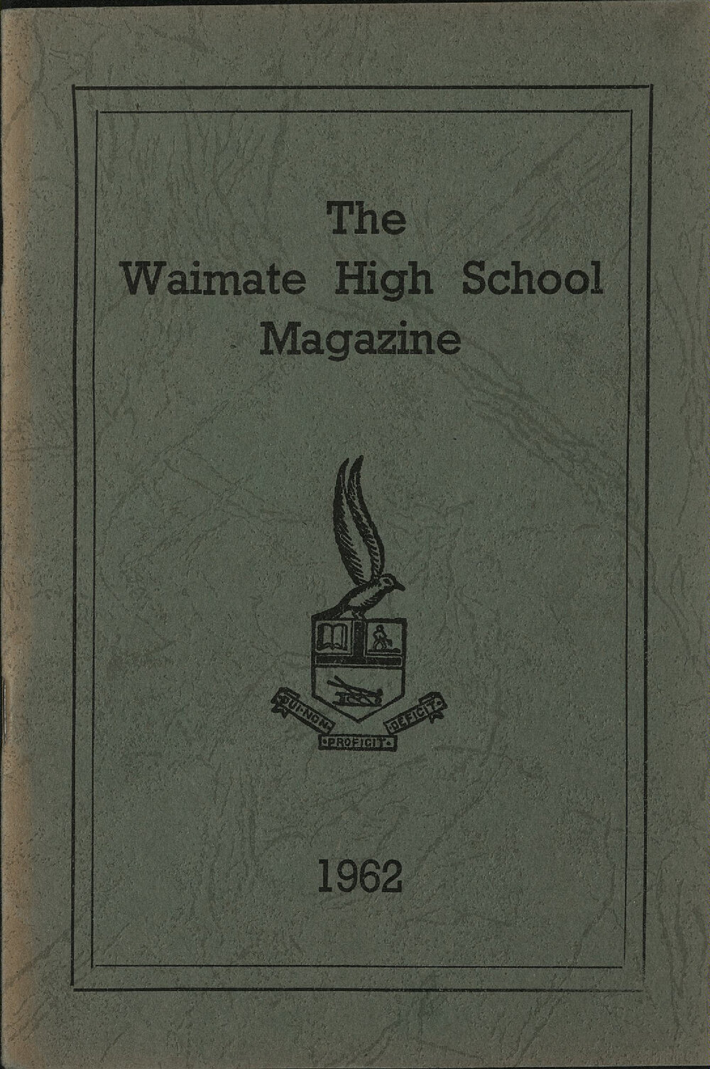 The Waimate High School magazine 1962