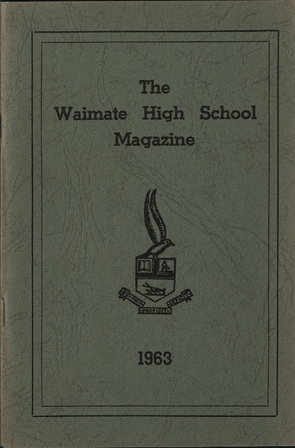 The Waimate High School magazine 1963