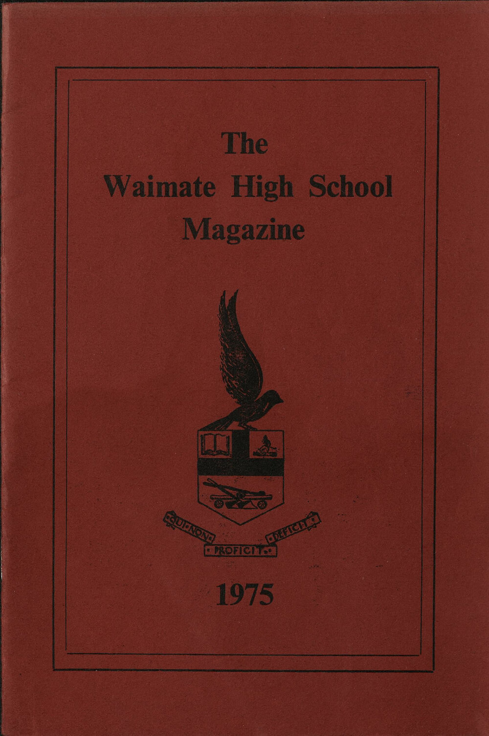 The Waimate High School magazine 1975