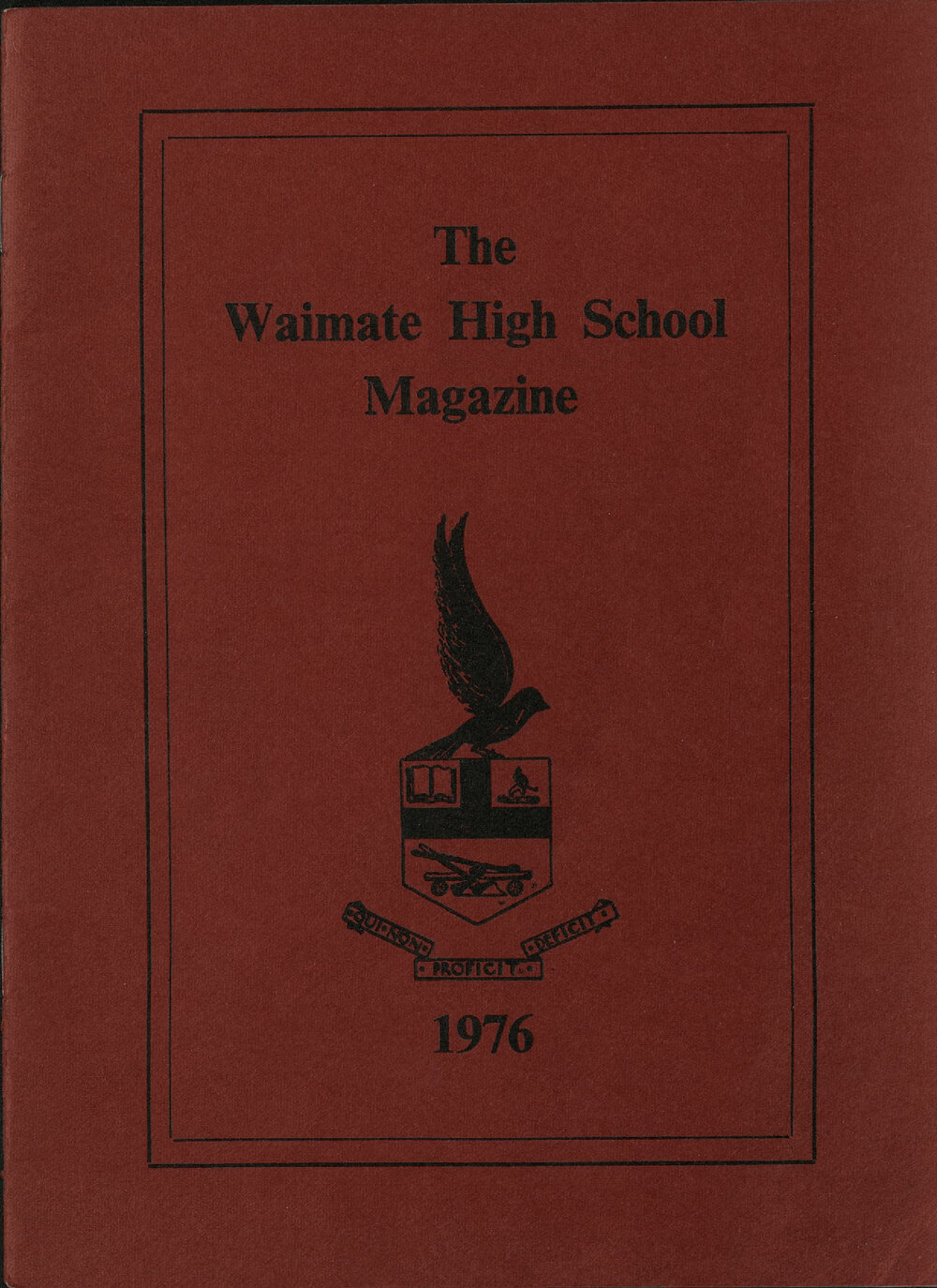 The Waimate High School magazine 1976