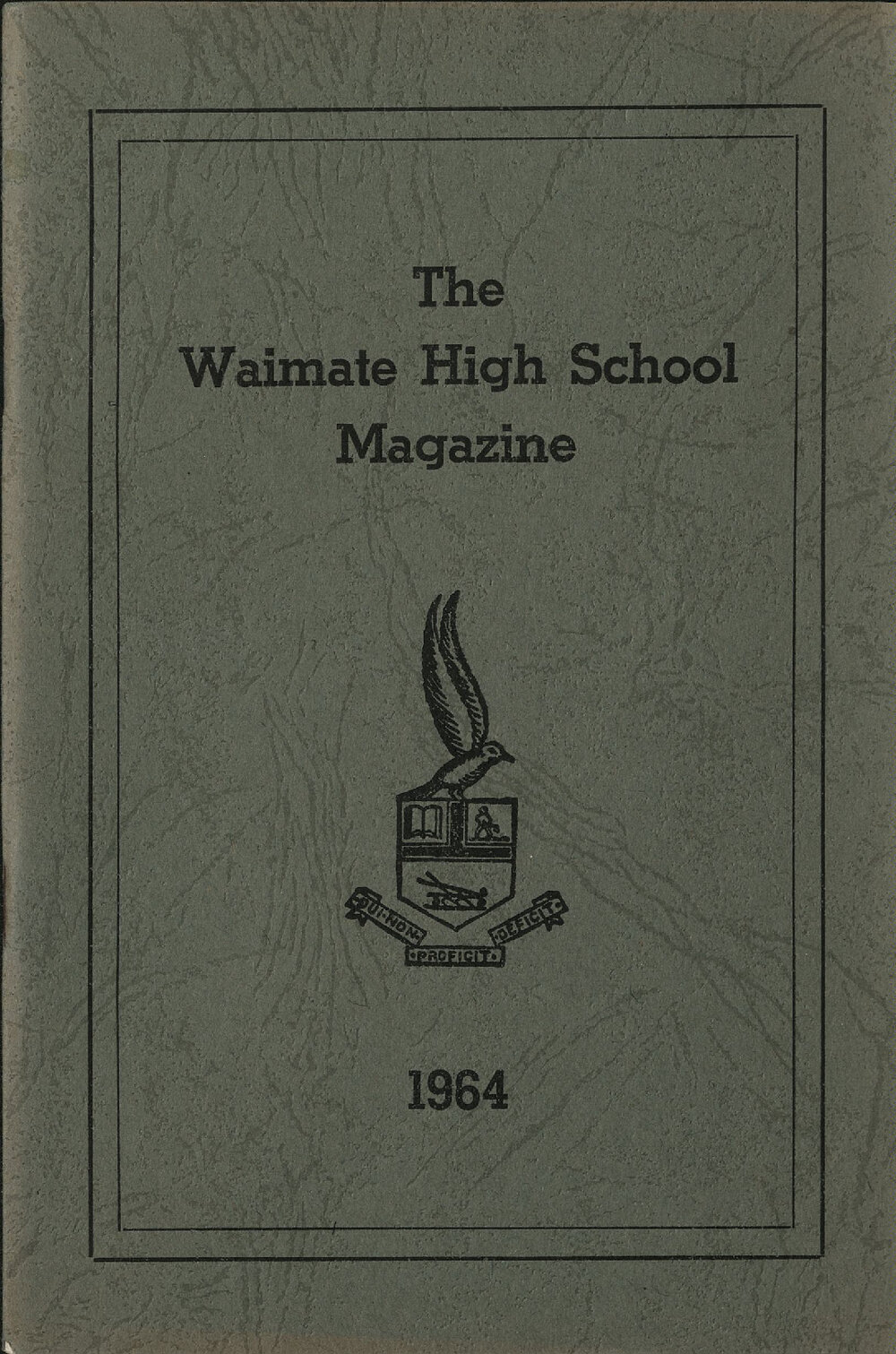 The Waimate High School magazine 1964