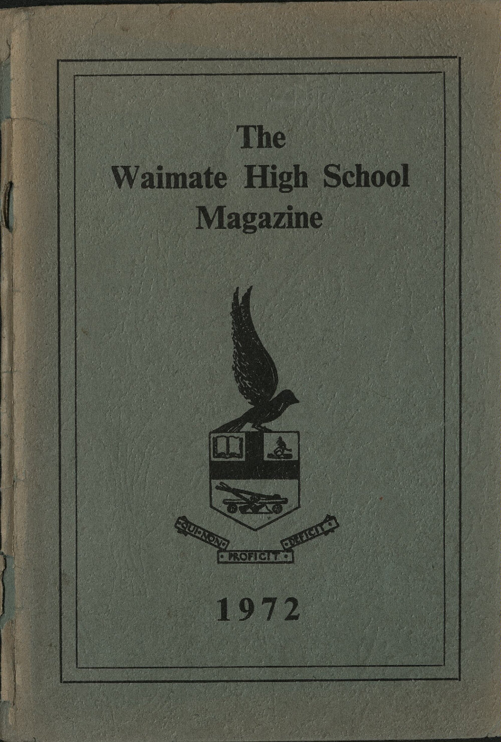 The Waimate High School magazine 1972