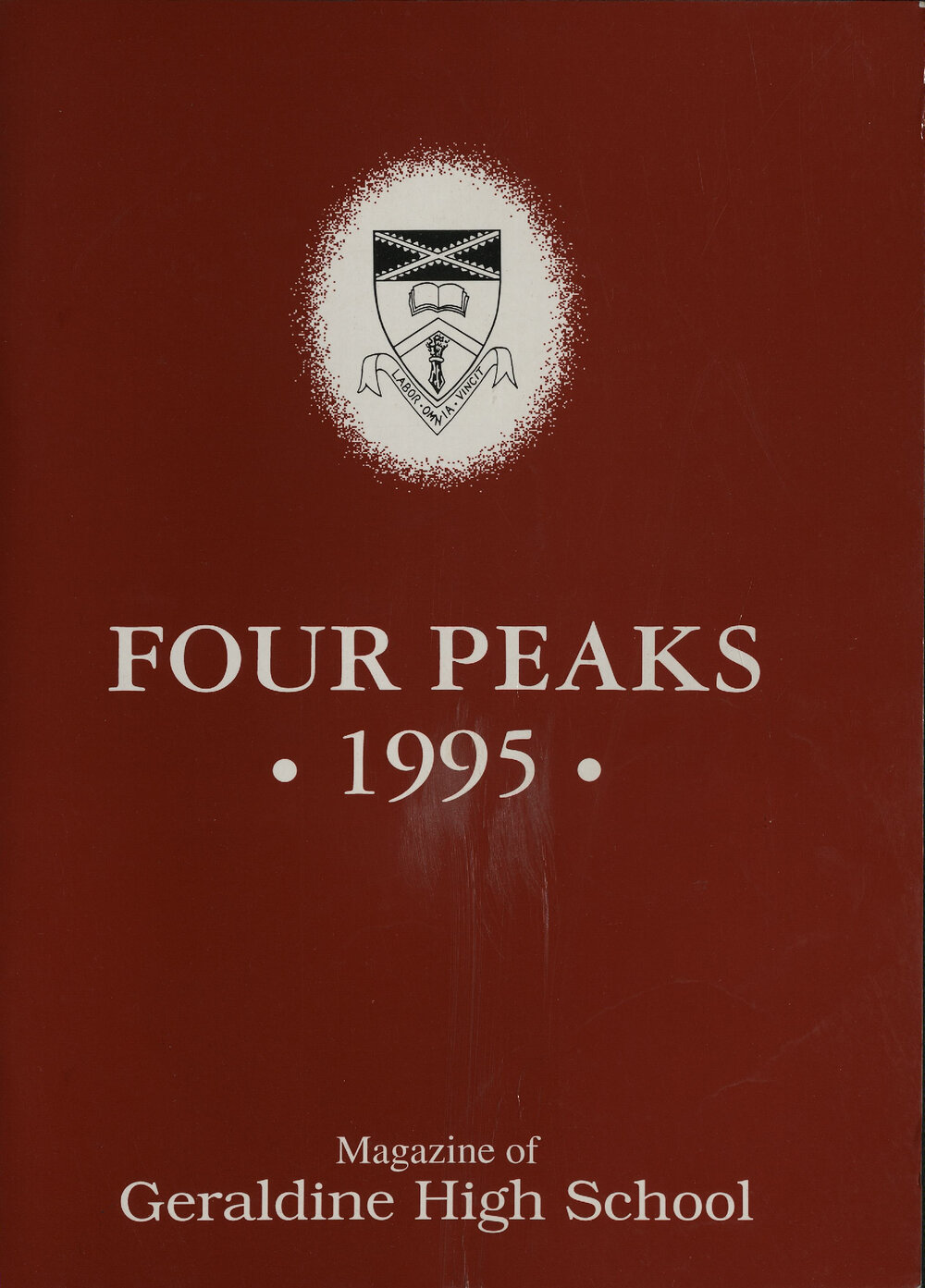 Geraldine High School magazine 1995