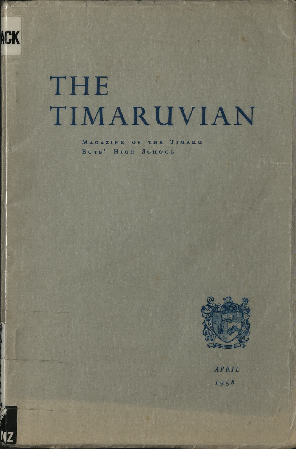The Timaruvian 1958