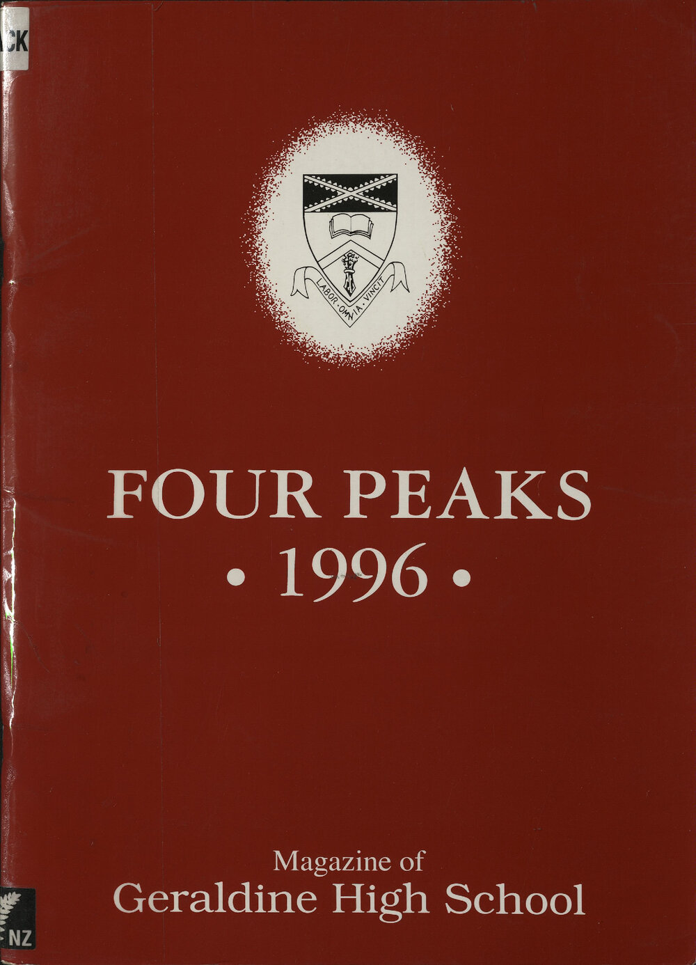 Geraldine High School magazine 1996