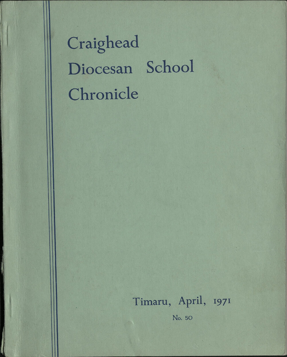 Craighead Diocesan Chronicle 1971 [1970]