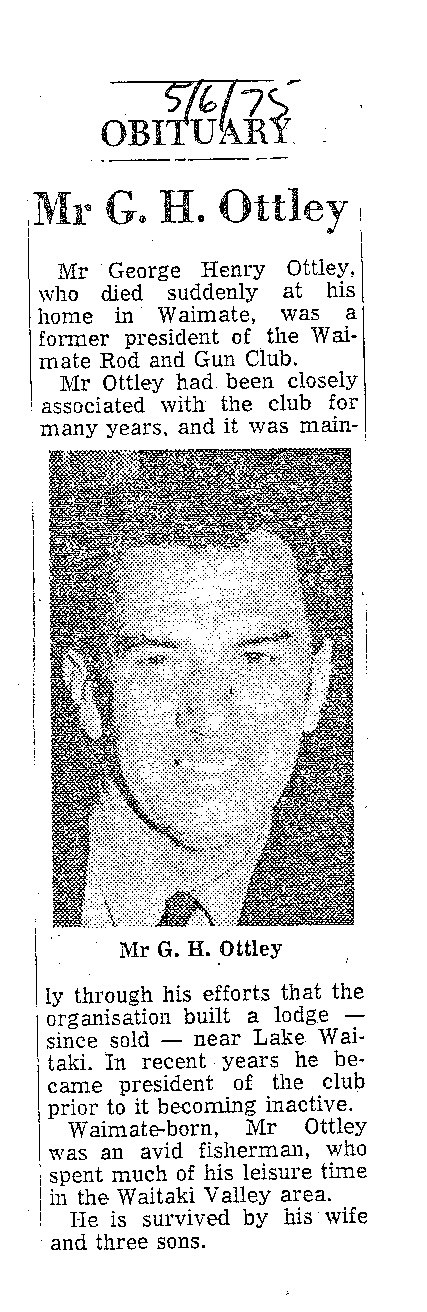 Obituary: Mr G H Ottley