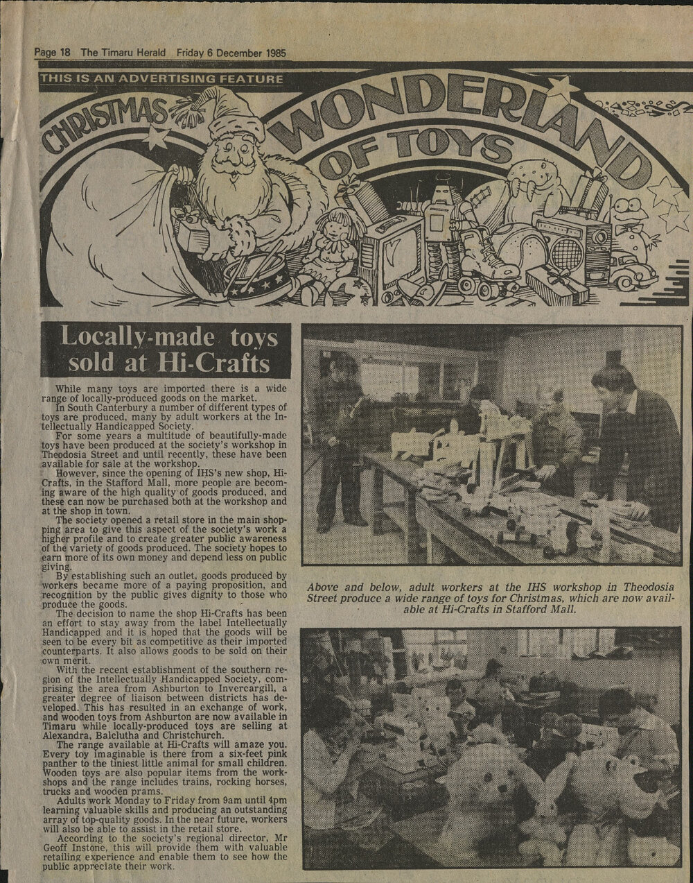 Christmas Wonderland of Toys: Locally-made toys sold at Hi-Crafts