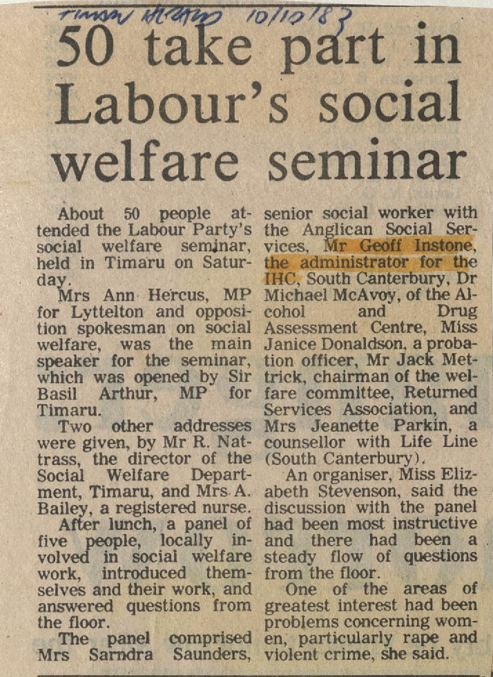 50 take part in Labour's social welfare seminar