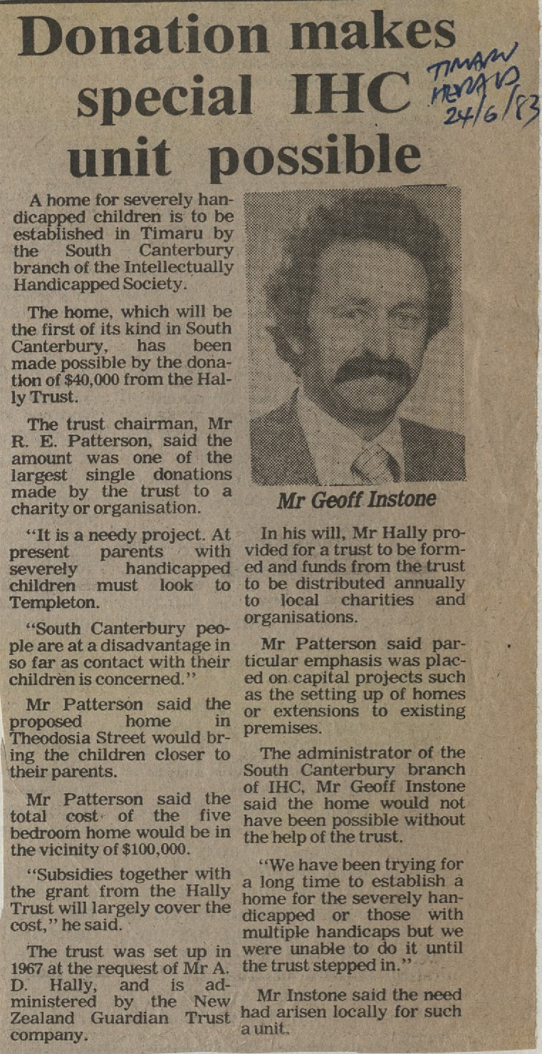 Donation makes special IHC unit possible