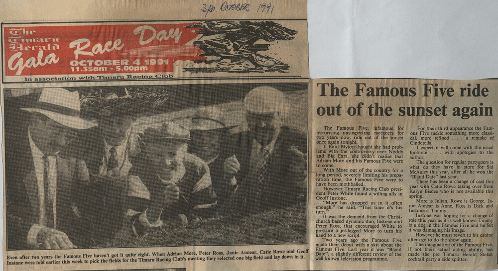 The Famous Five ride out of the sunset again