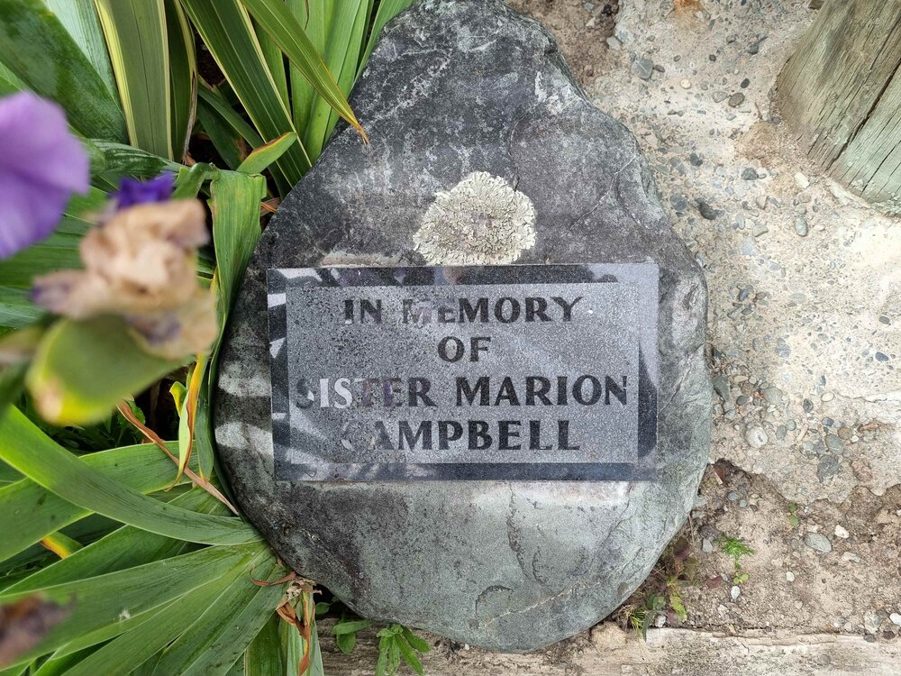 Sister Marion Campbell plaque
