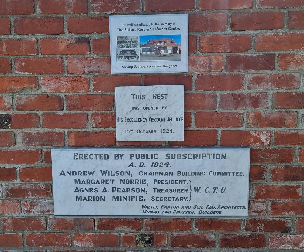The Sailors Rest and Seafarers Centre plaques