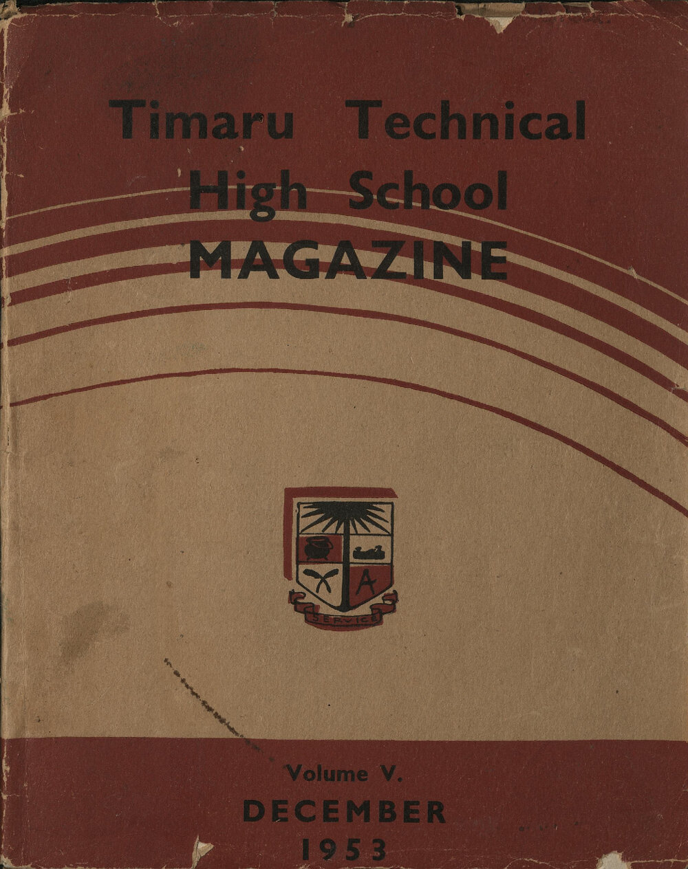 Timaru Technical High School magazine 1953