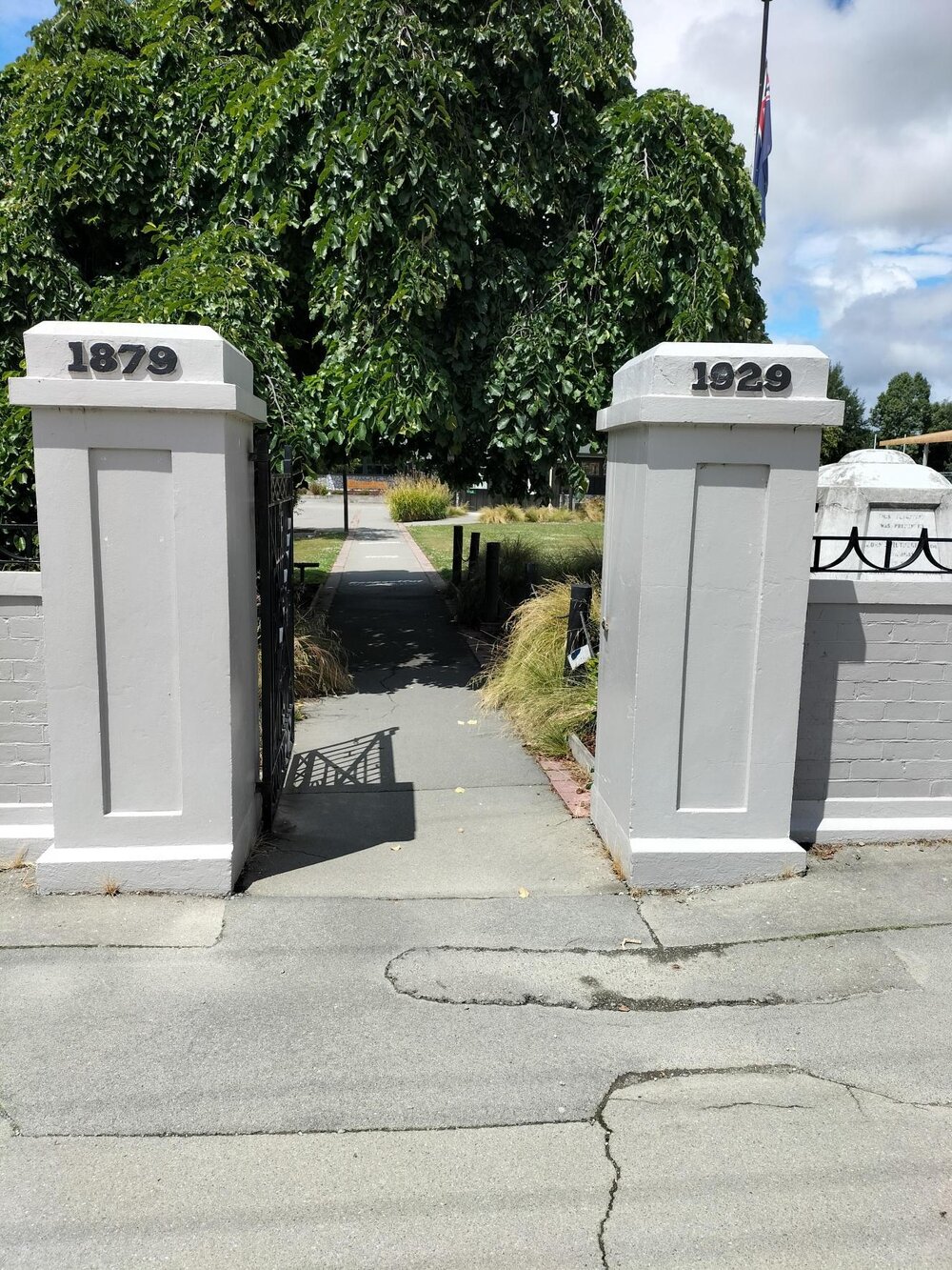 Fairlie Primary School commemorative gates