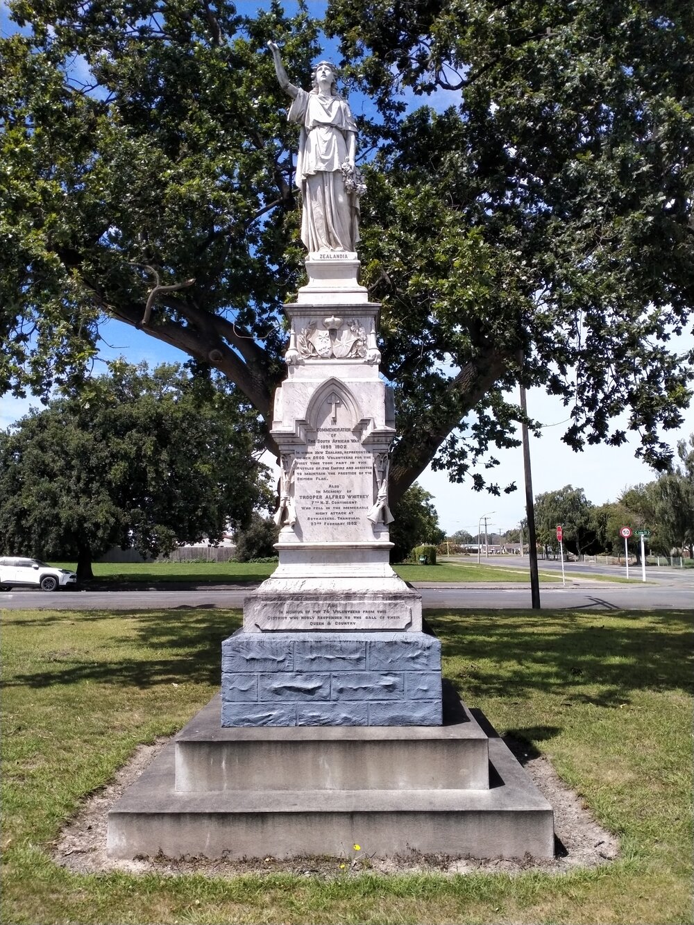 Waimate Boer War memorial
