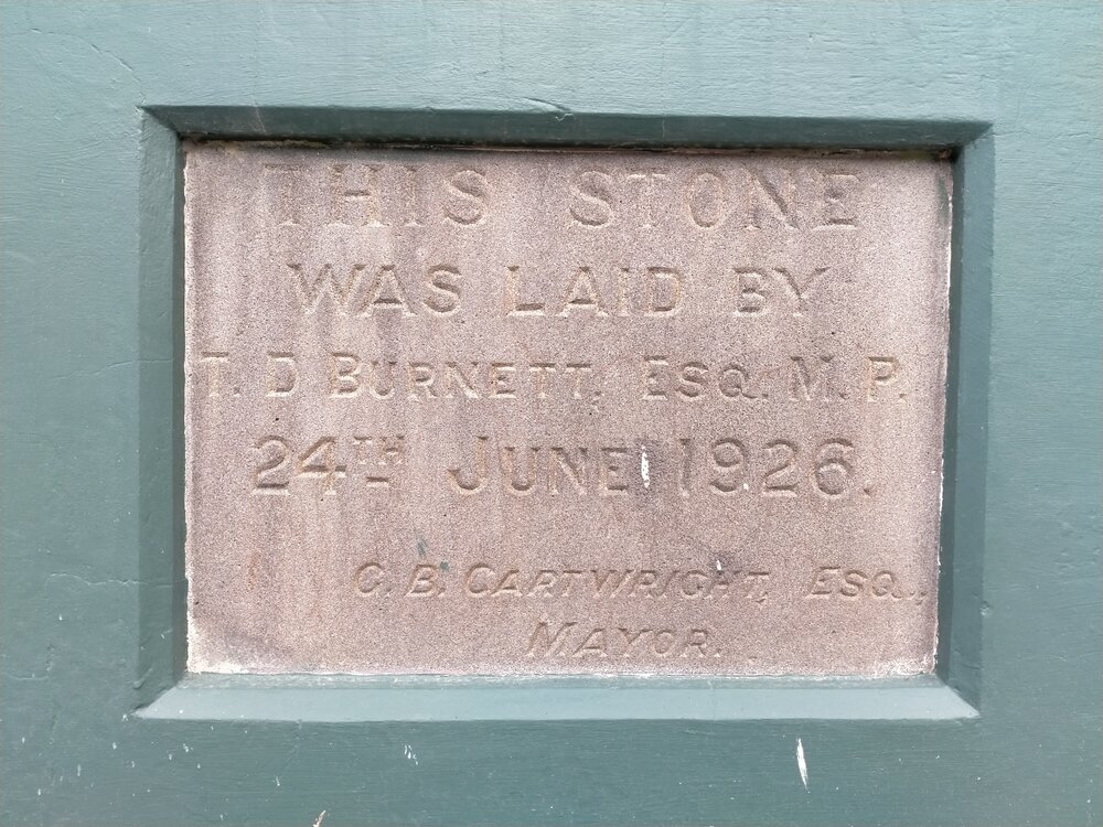 Temuka Library foundation stone