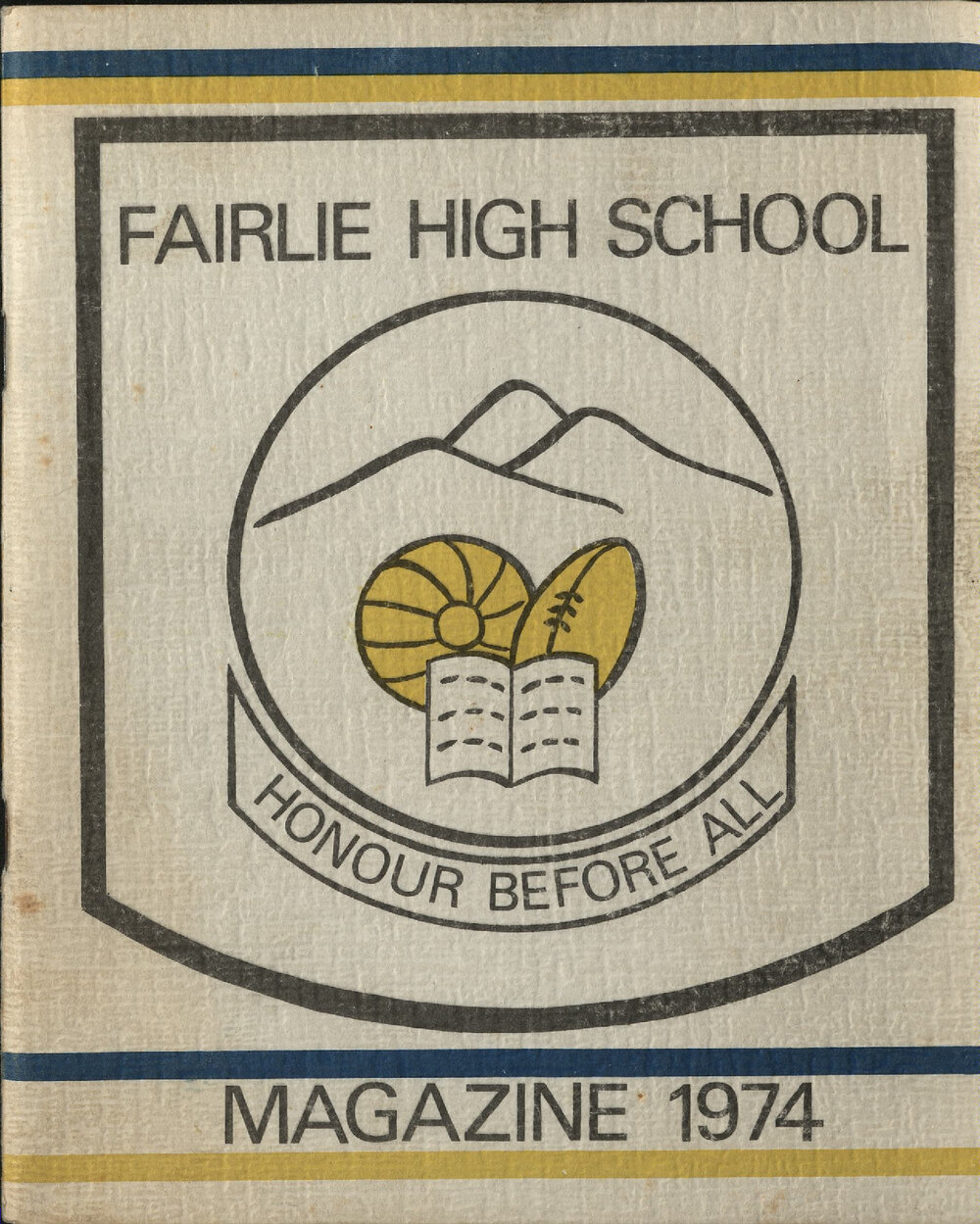 Fairlie High School magazine 1974