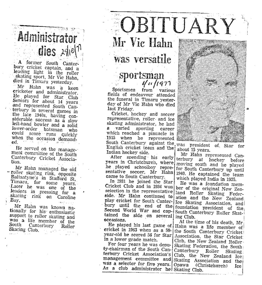 Obituary: Mr Vic Hahn was versatile sportsman, administrator dies