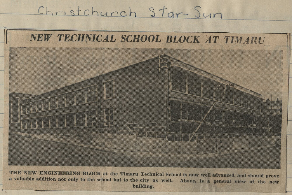 New Technical School Block at Timaru