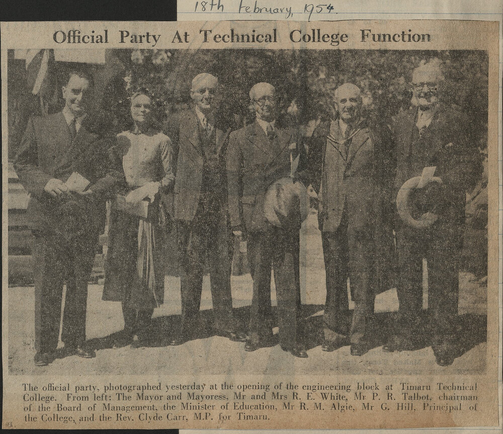 Official Party At Technical College Function